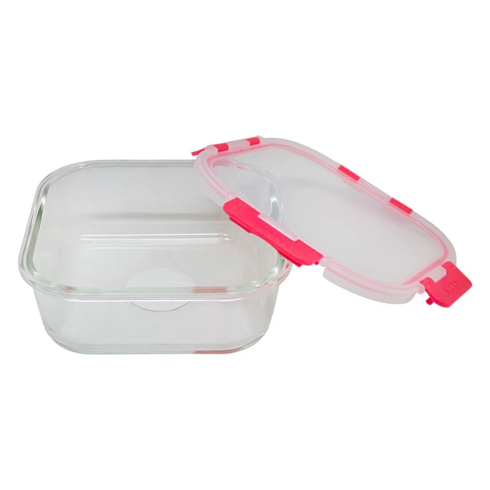 Hermético Cuadrado 1200 ml Glass Keep