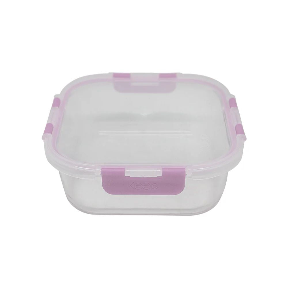 Hermético Cuadrado 1200 ml Glass Keep