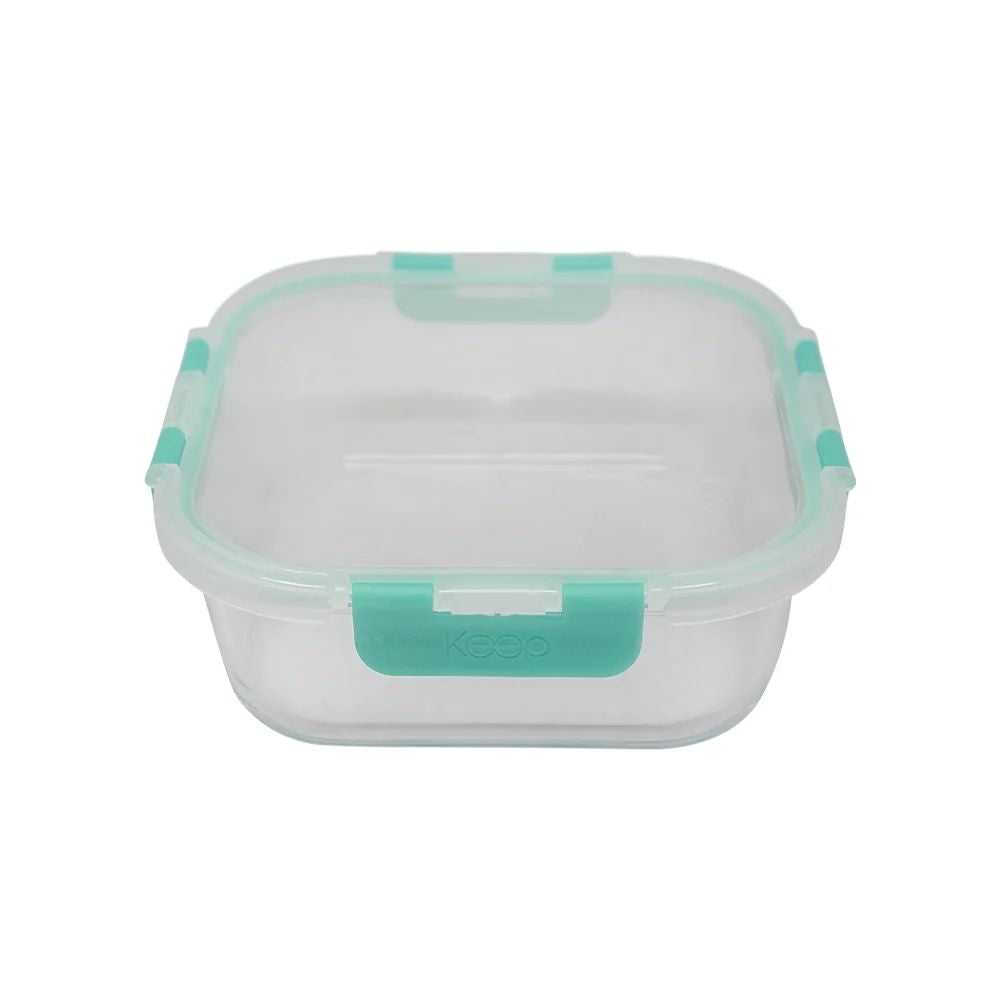 Hermético Cuadrado 1200 ml Glass Keep