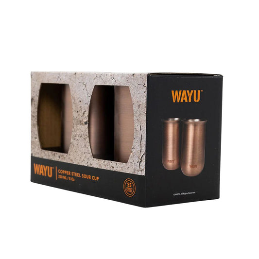Set 2 Vasos Aperitivo Copper Line WAYU