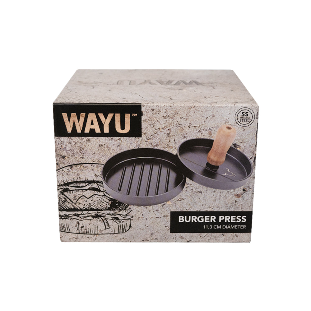 Prensa para Hamburguesa Acero Inoxidable Wayu