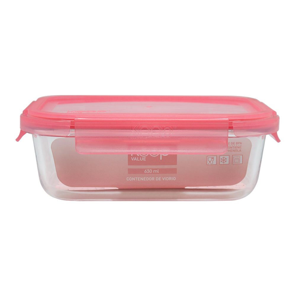Hermético Rectangular Valué 630 ml Keep