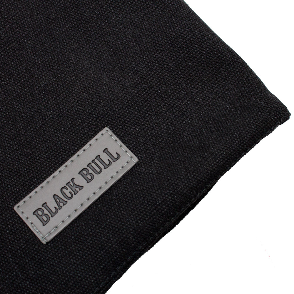 Individual Cotton Canvas Black Bull
