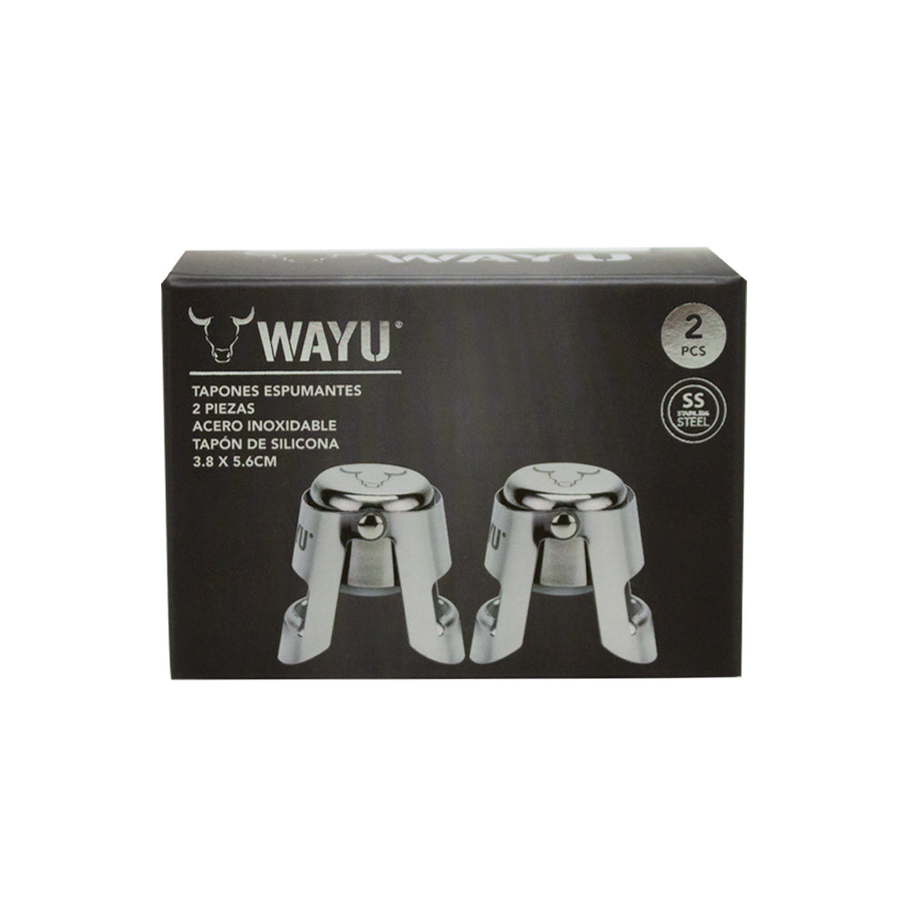 Set 2 Tapones Espumante/Champagne Wayu