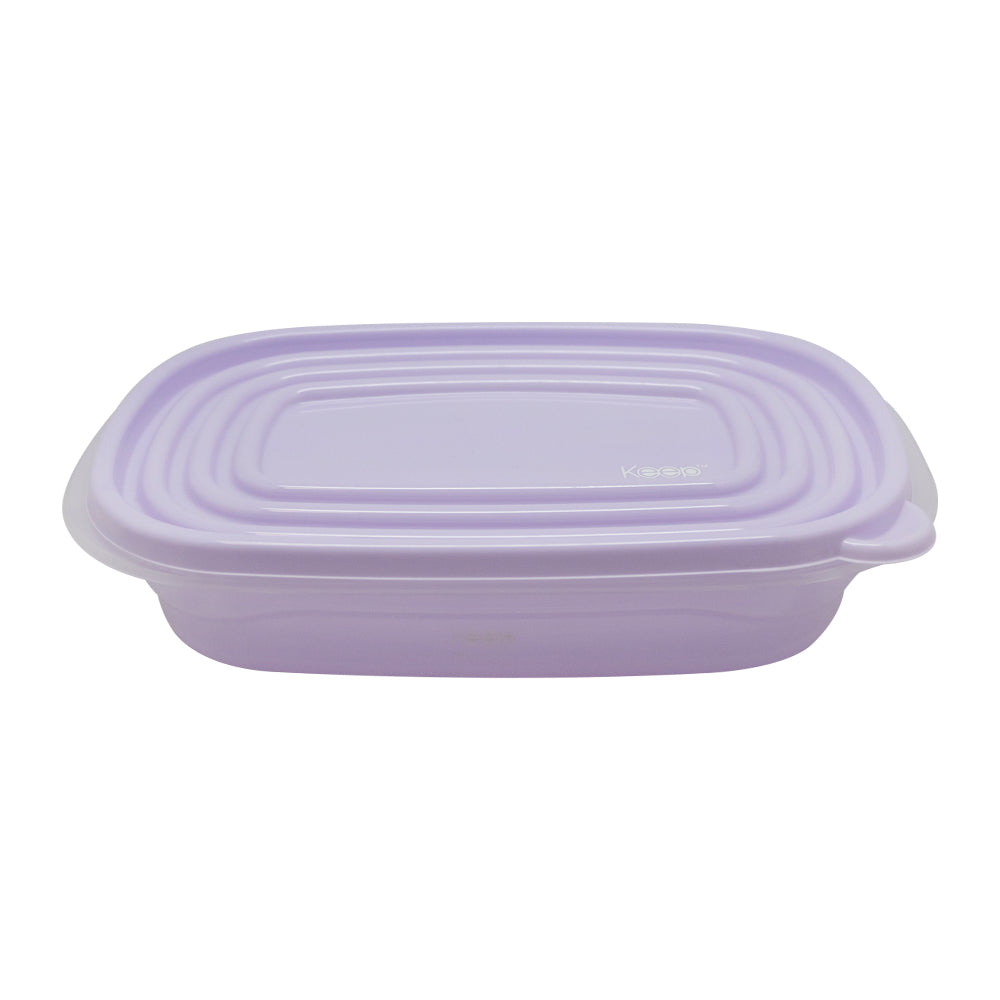 Herméticos Apilables PP 3 Pcs 670 Ml Keep