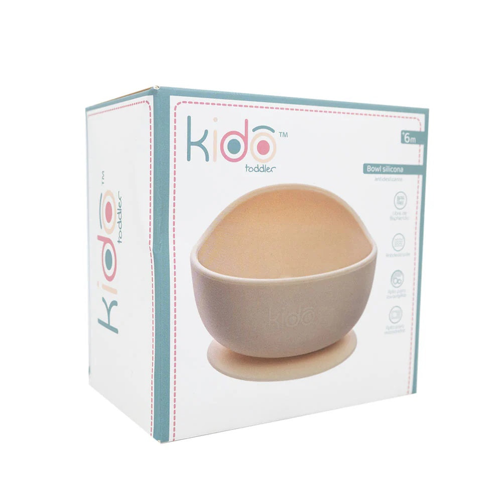 Bowl Silicona Ventosa 280ml Kido