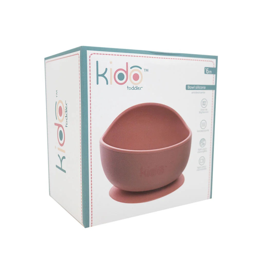 Bowl Silicona Ventosa 280ml Kido