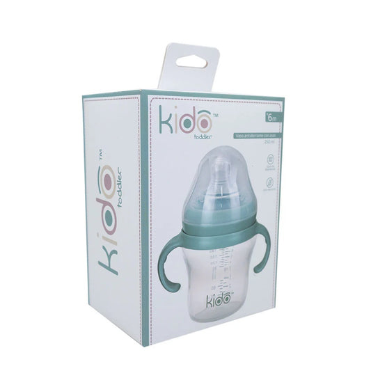 Vaso Antiderrame 250ml con Asas Kido