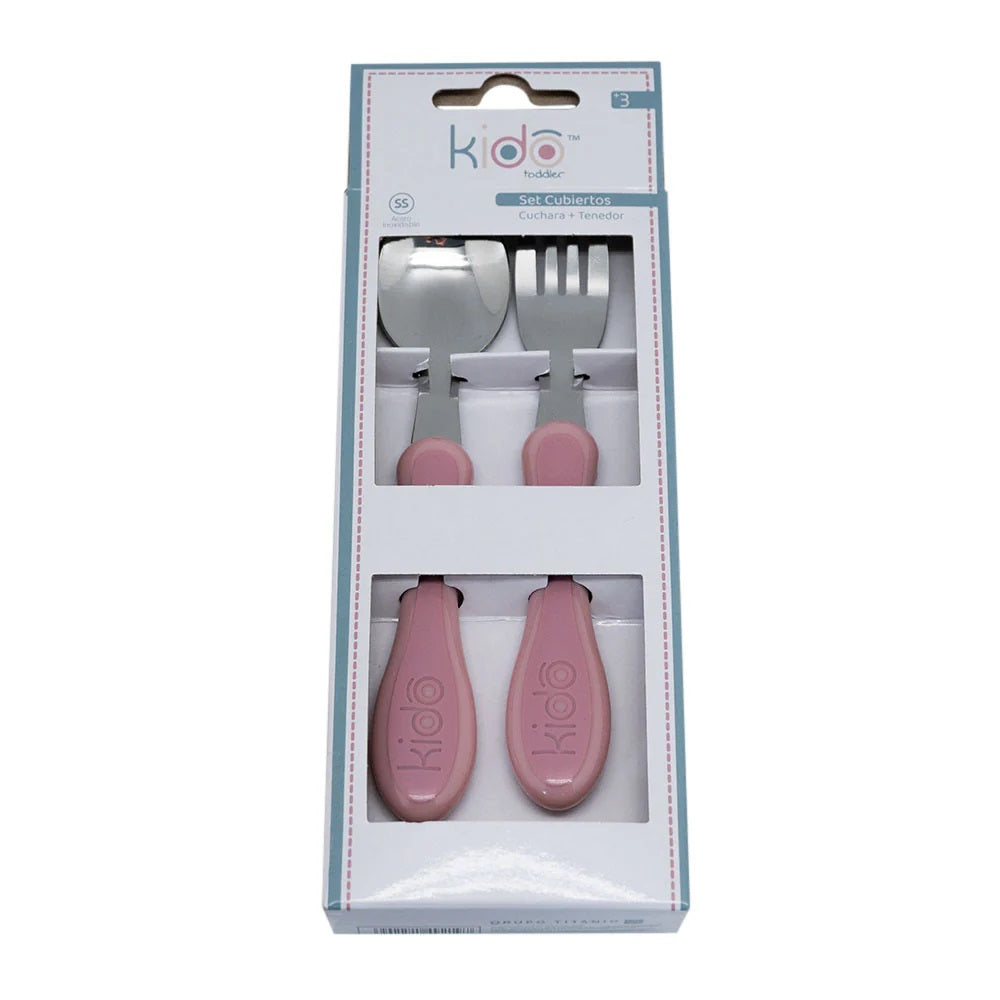 Set Cubiertos Metálicos Kido