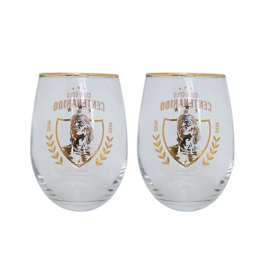 Set Dos Vasos 550ml Centenario Colo Colo