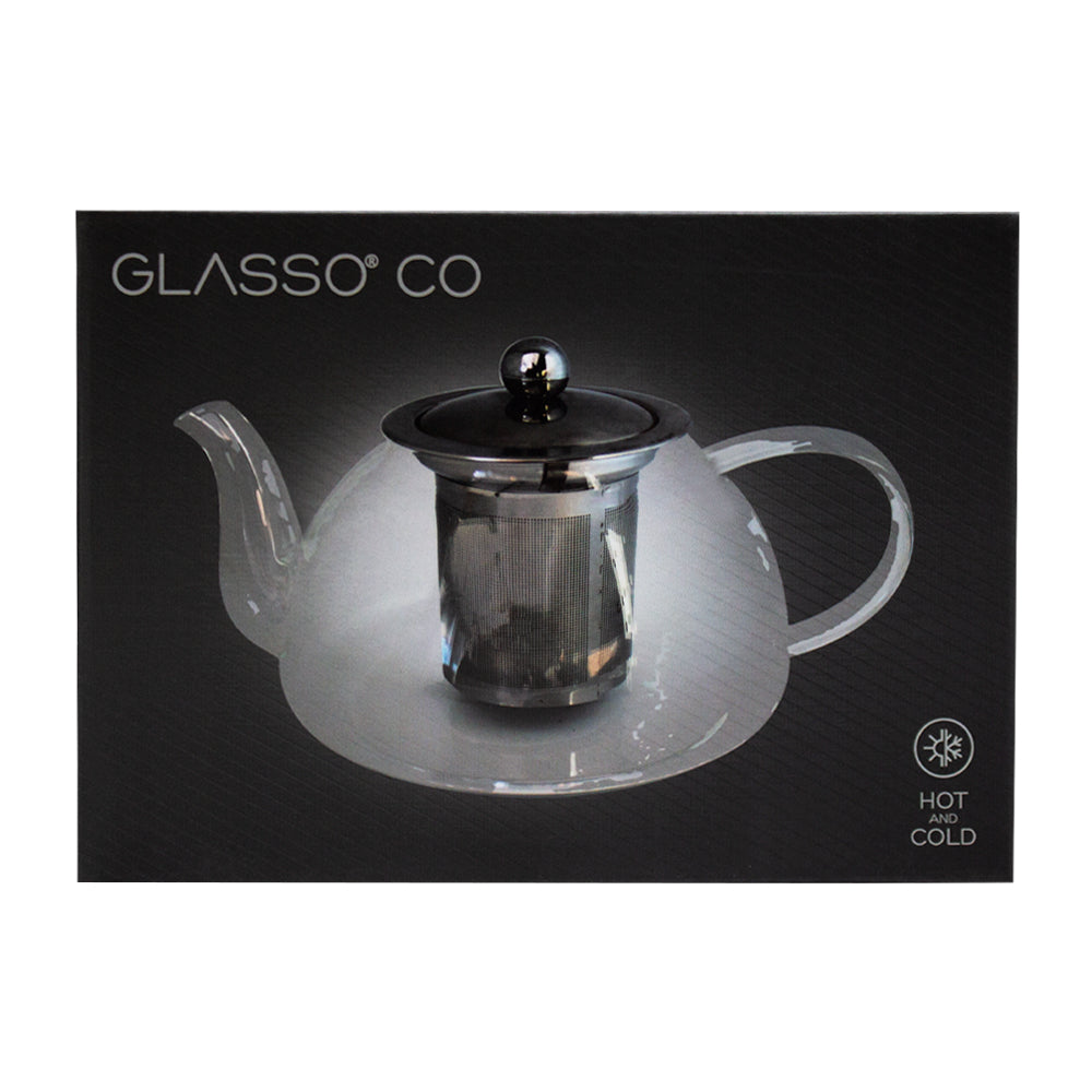 Tetera De Vidrio Con Infusor 1L Glasso
