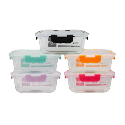 Hermético Cuadrado 1200 ml Glass Keep