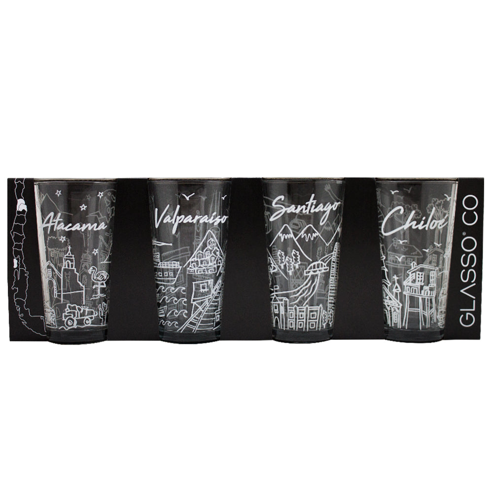 Set 4 Vasos Chile Collection 475 ml Glasso