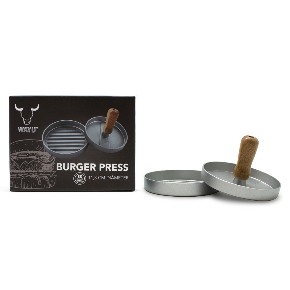 Prensa para Hamburguesa Acero Inoxidable Wayu