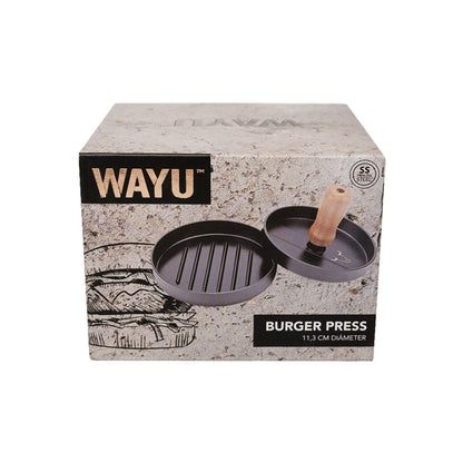 Prensa para Hamburguesa Acero Inoxidable Wayu