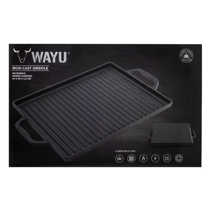 Plancha con Azas Hierro Fundido Wayu