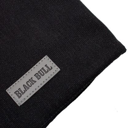 Individual Cotton Canvas Black Bull