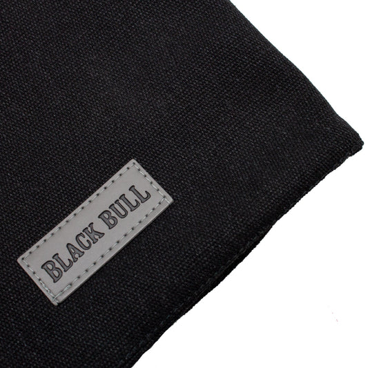 Individual Cotton Canvas Black Bull