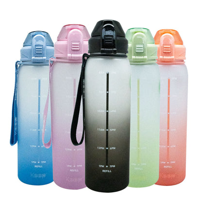 Botella Medidas Rubber 1 Litro Keep