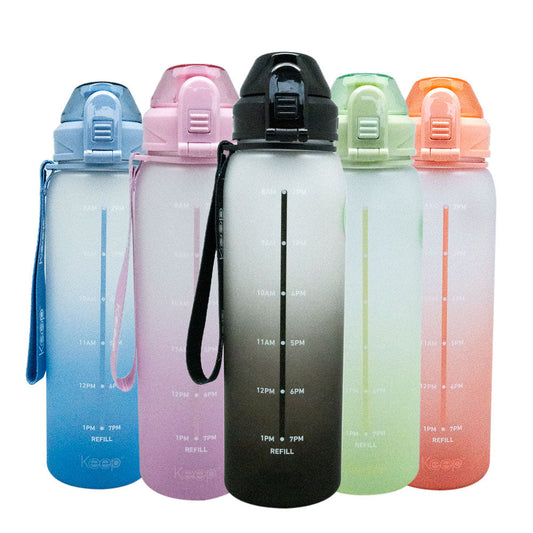 Botella Medidas Rubber 1 Litro Keep