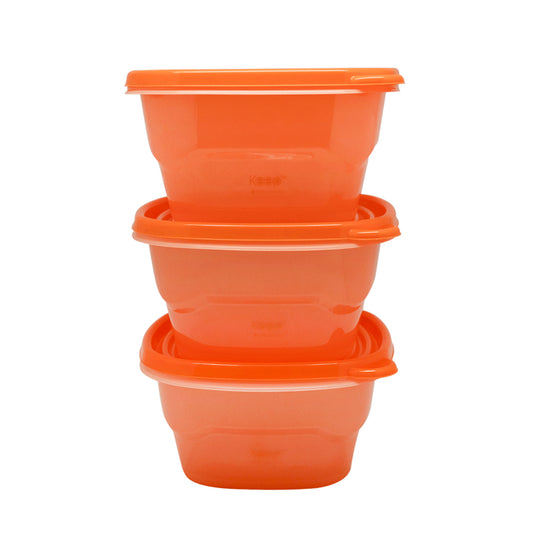 Set 3 Contenedores Apilables 1,2l Keep