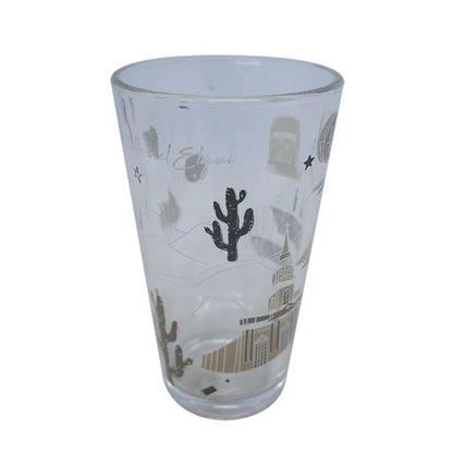 Set 4 Vasos Ciudades De Chile Glasso