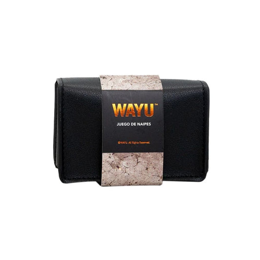 Juego De Naipes Estuche Cuero Vegano Wayu