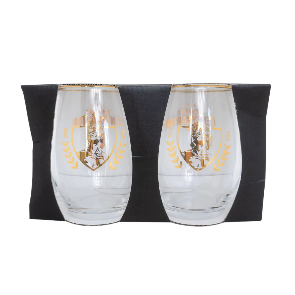 Set Dos Vasos 550ml Centenario Colo Colo