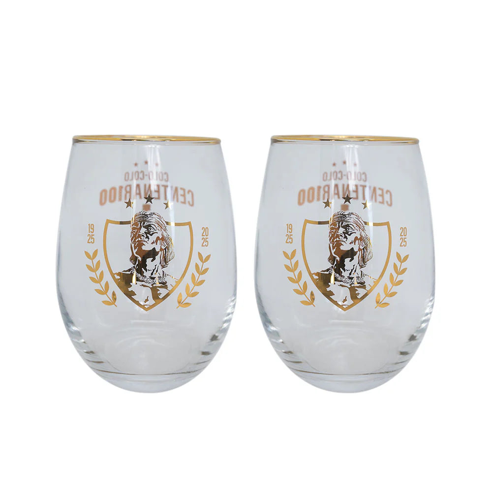 Set Dos Vasos 550ml Centenario Colo Colo