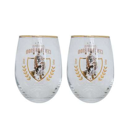 Set Dos Vasos 550ml Centenario Colo Colo