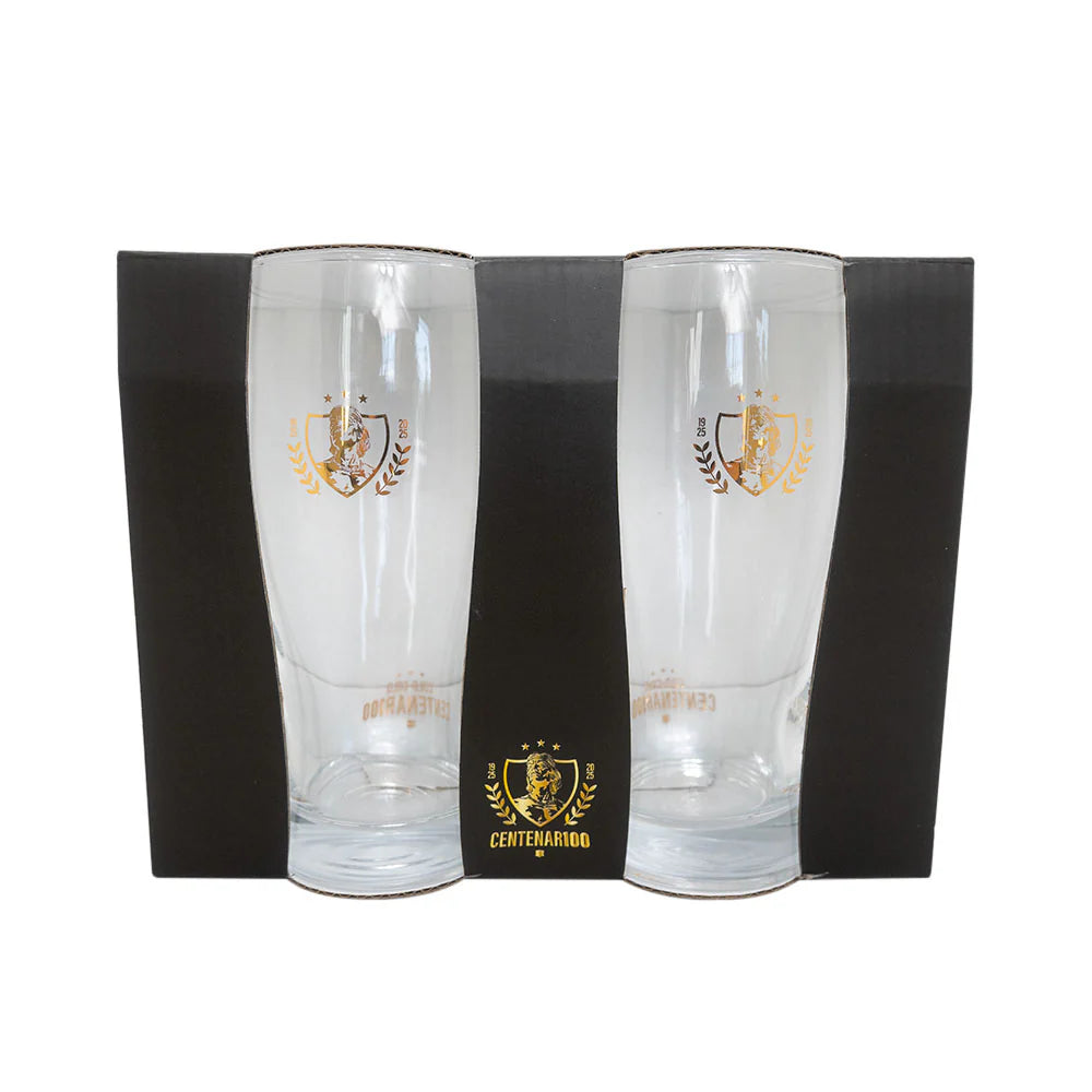 Set 2 Vasos Shopero 550ml Centenario Colo Colo