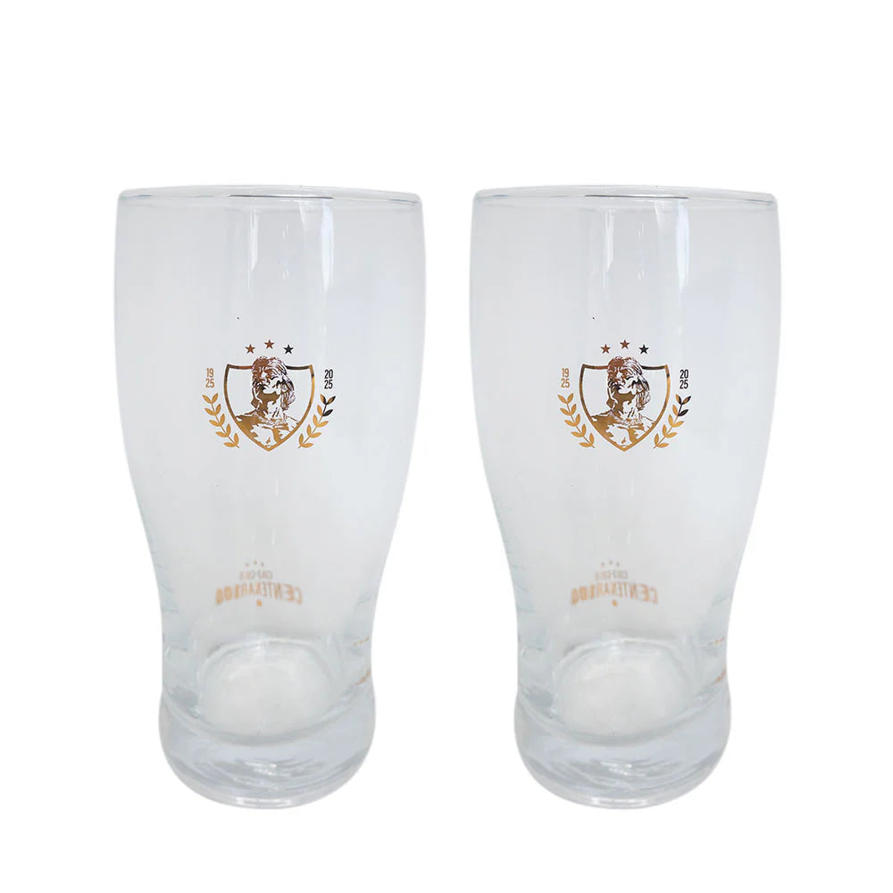 Set 2 Vasos Shopero 550ml Centenario Colo Colo