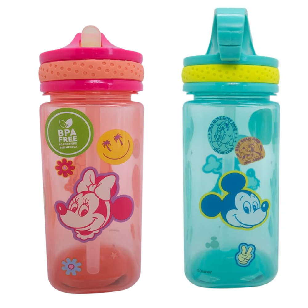 Botella Cuadrada 500ml Patch Disney