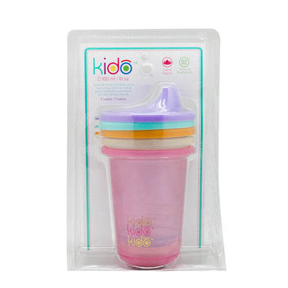 Set 3 Reusable Cups Keep Kido