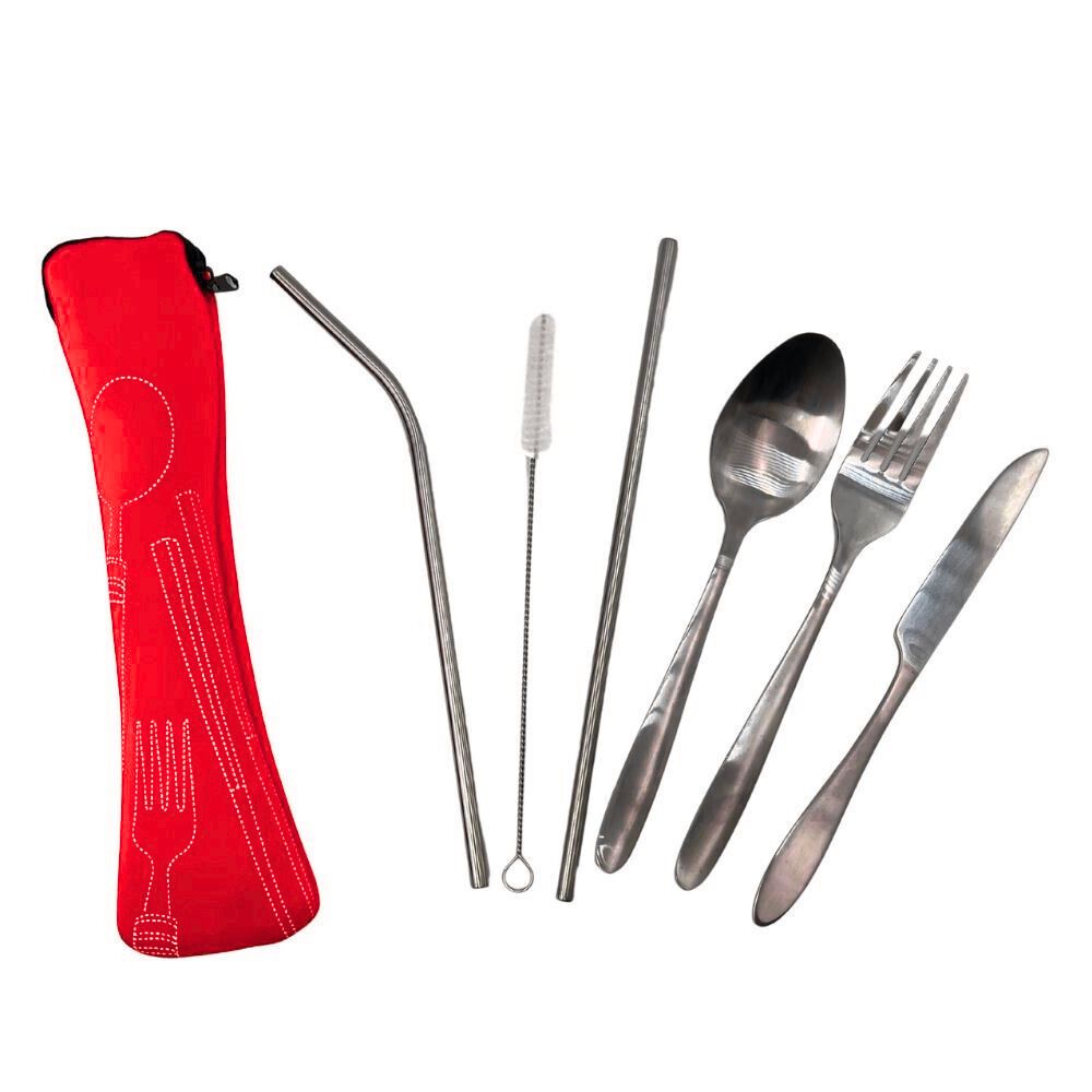 Kit de Cubiertos Tela 6 Piezas Genérico